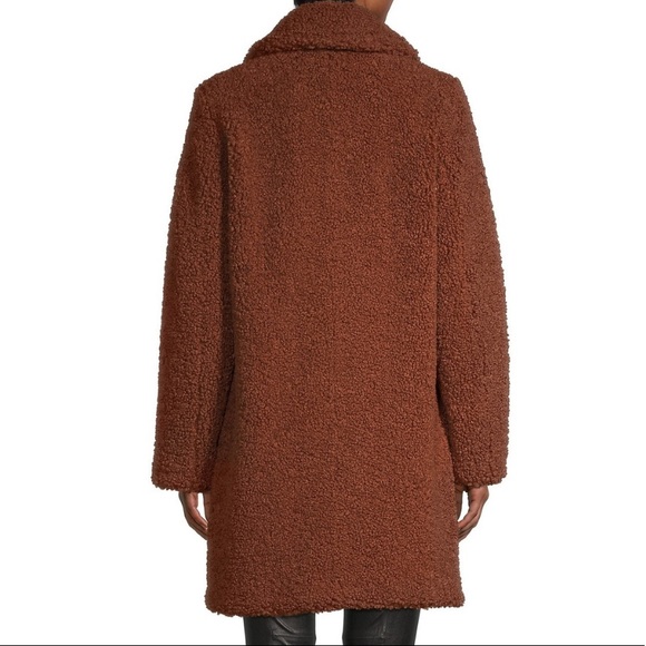 SOLD NWT Pure Navy Faux Fur Coat - Picture 2 of 5